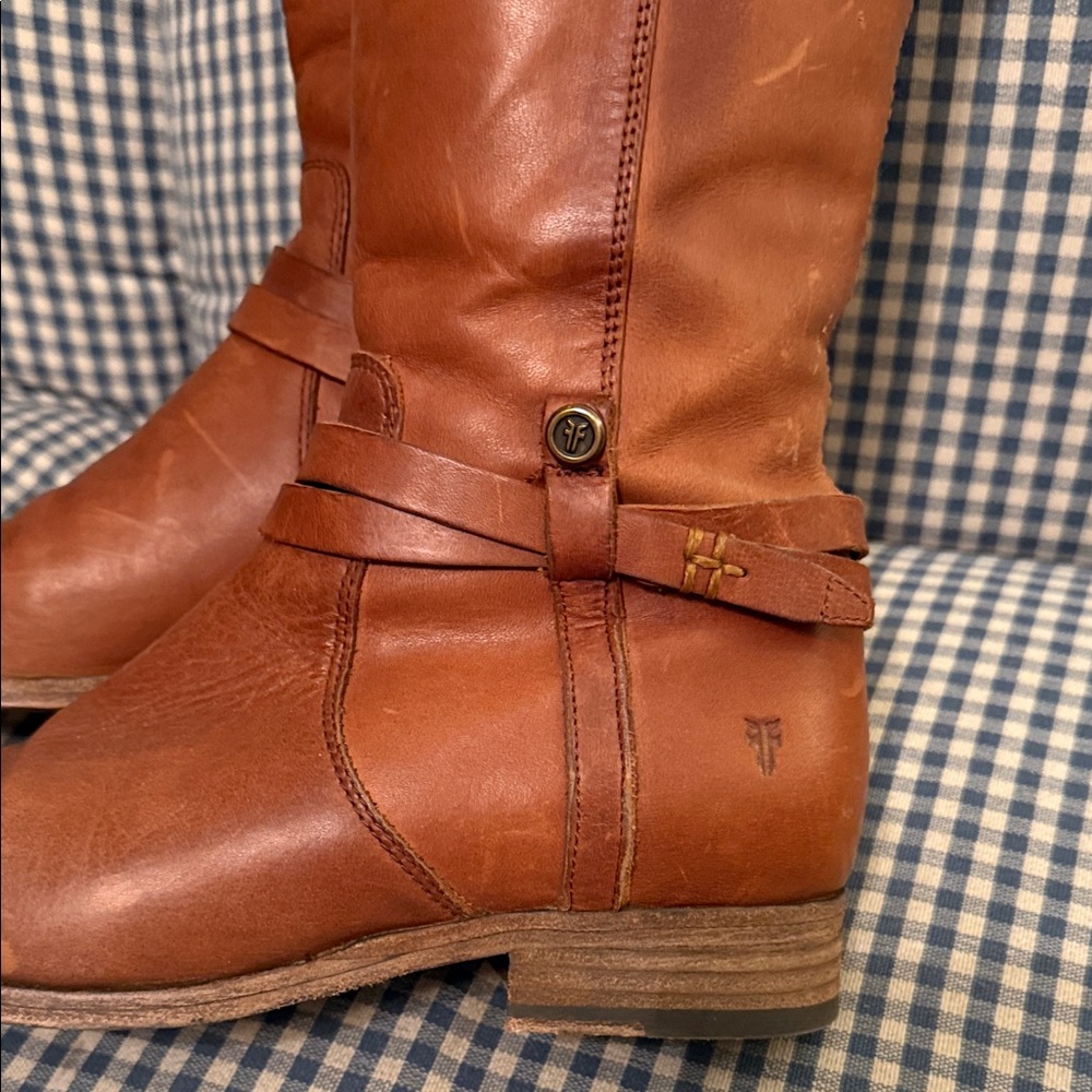 Frye Melissa Belted Boots - Picture 5 of 14